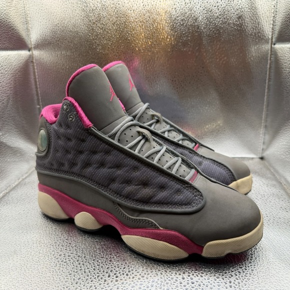 Jordan Other - Size 6.5Y Jordan 13 Retro Cool‎ Gray Fusion Pink (GS) Girls Sneakers 439358-029